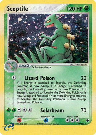 Sceptile 011/109 [Ruby and Sapphire]  - Reverse Holofoil