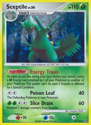 Sceptile 010 [Stormfront]  - Reverse Holofoil