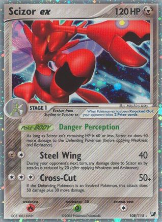 Scizor ex 108 [Unseen Forces]  - Holofoil