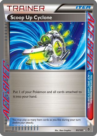 Scoop Up Cyclone 095 [Plasma Blast]  - Holofoil