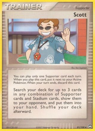 Scott 081/108 [Power Keepers]  - Reverse Holofoil