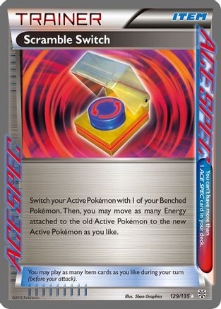 Scramble Switch 129/135 [Plasma Storm]  - Holofoil