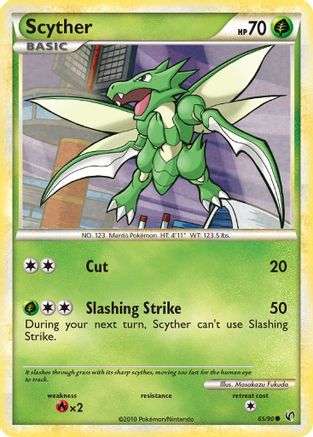 Scyther (65) 065 [Undaunted]  - Reverse Holofoil