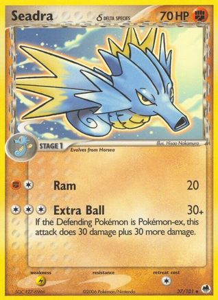Seadra 037/101 [Dragon Frontiers]  - Reverse Holofoil