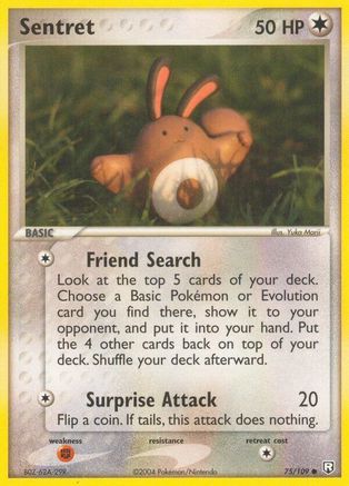Sentret 075/109 [Team Rocket Returns]  - Reverse Holofoil