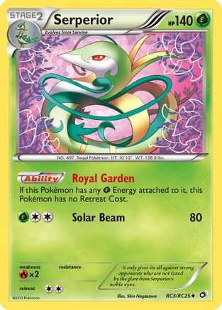Serperior RC3/RC25 [Legendary Treasures Radiant Collection]  - Holofoil