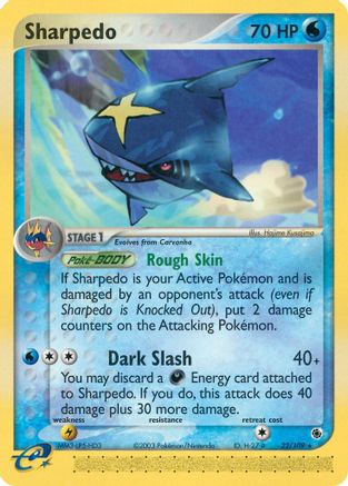 Sharpedo 022 [Ruby and Sapphire]  - Reverse Holofoil