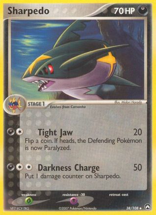 Sharpedo 038 [Power Keepers]  - Reverse Holofoil