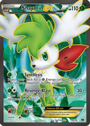 Shaymin EX (94 Full Art) 094 [Next Destinies]  - Holofoil