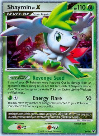 Shaymin LV.X DP39 [Diamond and Pearl Promos]  - Holofoil
