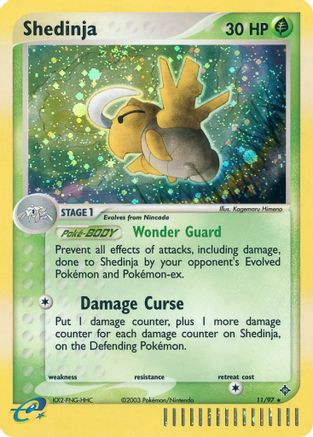 Shedinja 011 [Dragon]  - Holofoil