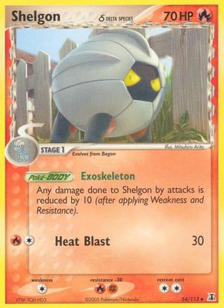 Shelgon 054/113 [Delta Species]  - Reverse Holofoil