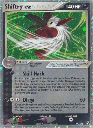 Shiftry ex 097 [Power Keepers]  - Holofoil