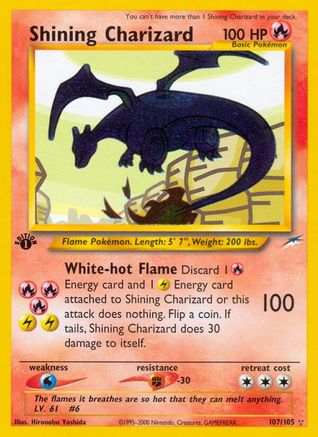 Shining Charizard 107 [Neo Destiny]  - 1st Edition Holofoil