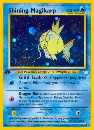 Shining Magikarp 066 [Neo Revelation]  - 1st Edition Holofoil