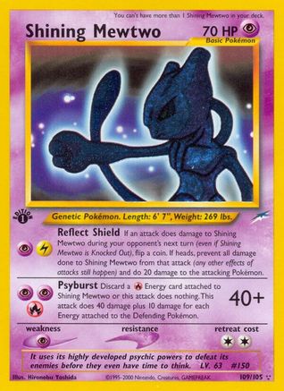 Shining Mewtwo 109 [Neo Destiny]  - 1st Edition Holofoil