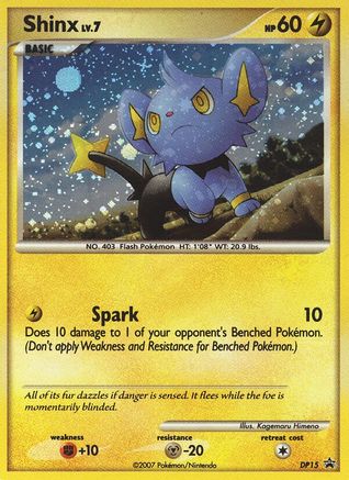 Shinx DP15 [Diamond and Pearl Promos]  - Holofoil