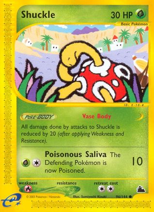 Shuckle 096 [Skyridge]  - Reverse Holofoil