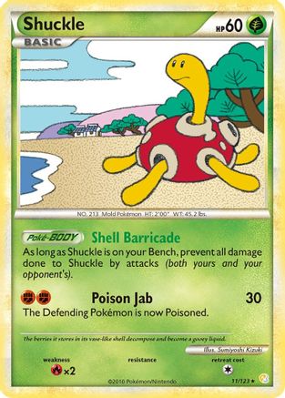 Shuckle 011 [HeartGold SoulSilver]  - Holofoil