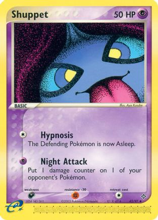 Shuppet 043 [Dragon]  - Reverse Holofoil
