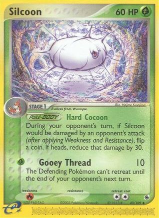 Silcoon 043 [Ruby and Sapphire]  - Reverse Holofoil