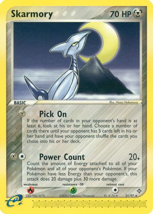 Skarmory 021/97 [Dragon]  - Reverse Holofoil