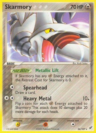 Skarmory 026 [Deoxys]  - Reverse Holofoil