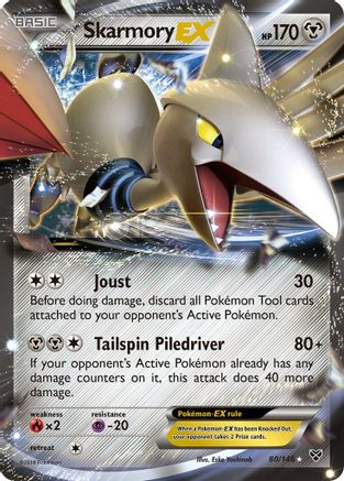 Skarmory EX 080/146 [XY Base Set]  - Holofoil