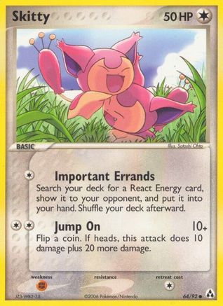 Skitty 064/92 [Legend Maker]  - Reverse Holofoil