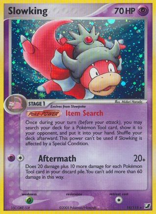 Slowking 014 [Unseen Forces]  - Reverse Holofoil