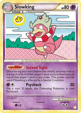 Slowking 012 [HeartGold SoulSilver]  - Reverse Holofoil
