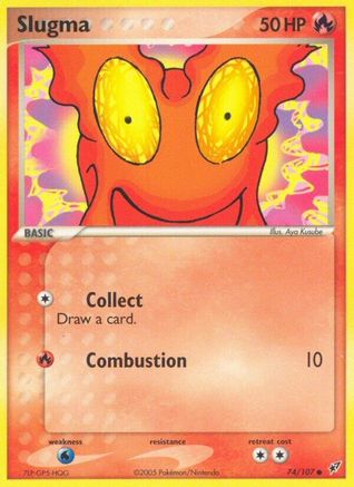Slugma 074/107 [Deoxys]  - Reverse Holofoil