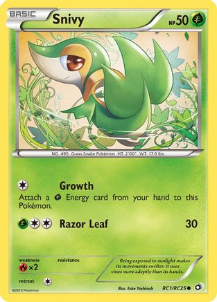 Snivy RC1/RC25 [Legendary Treasures Radiant Collection]  - Holofoil