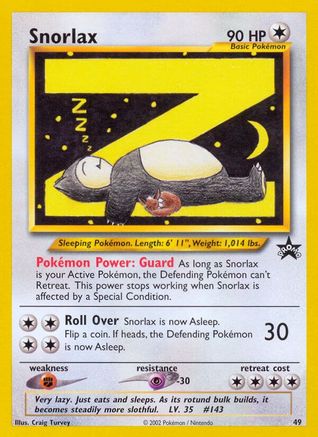 Snorlax 049/53 [WoTC Promo]