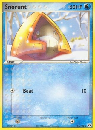 Snorunt 064 [Emerald]  - Reverse Holofoil
