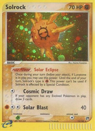 Solrock 013 [Sandstorm]  - Reverse Holofoil