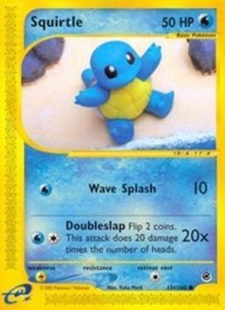 Squirtle (131) 131/165 [Expedition]  - Reverse Holofoil