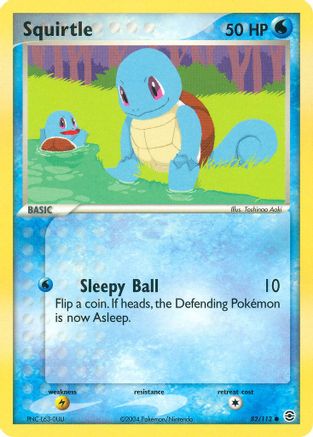 Squirtle 082/112 [FireRed & LeafGreen]  - Reverse Holofoil