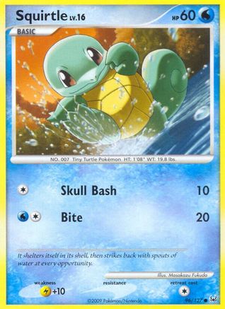 Squirtle 096/127 [Platinum]  - Reverse Holofoil