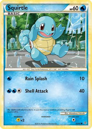 Squirtle 063/95 [Unleashed]  - Reverse Holofoil