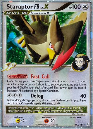 Staraptor FB Lv.X 147 [Supreme Victors]  - Holofoil