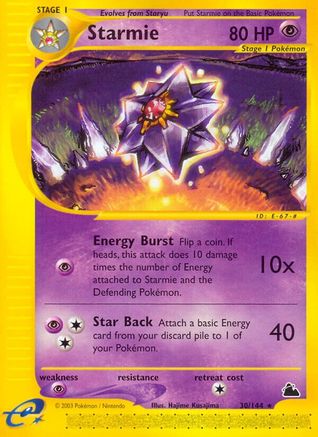 Starmie (30) 030 [Skyridge]