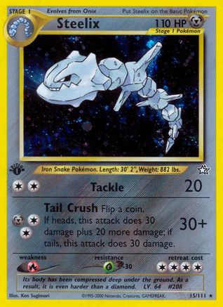 Steelix 015/111  - Unlimited Holofoil