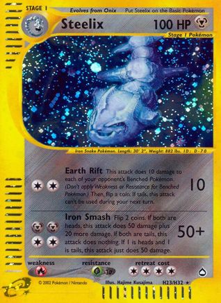 Steelix (H23) H23 [Aquapolis]  - Holofoil