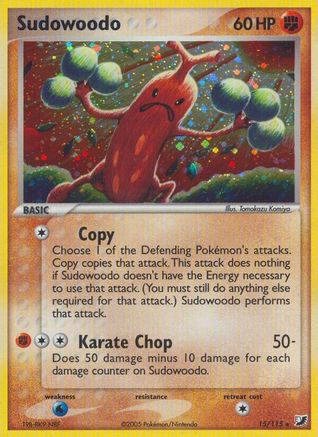 Sudowoodo 015 [Unseen Forces]  - Reverse Holofoil