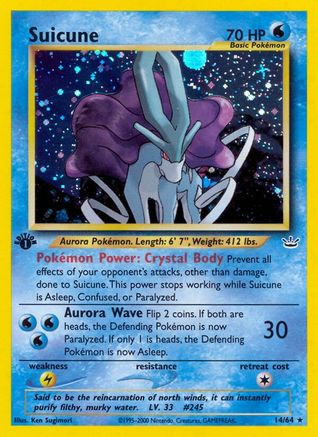 Suicune (14) 014 [Neo Revelation]  - 1st Edition Holofoil