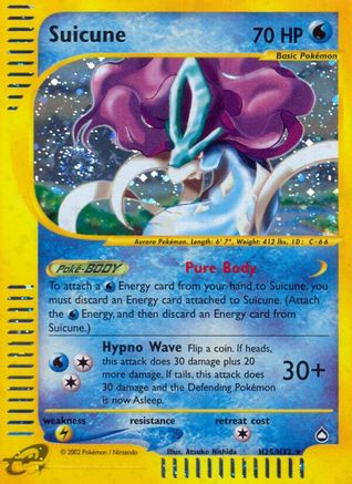 Suicune (H25) H25 [Aquapolis]  - Holofoil
