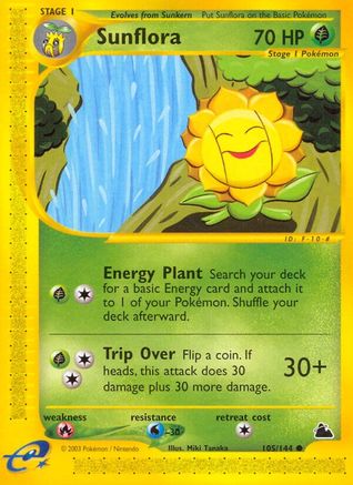 Sunflora 105 [Skyridge]  - Reverse Holofoil