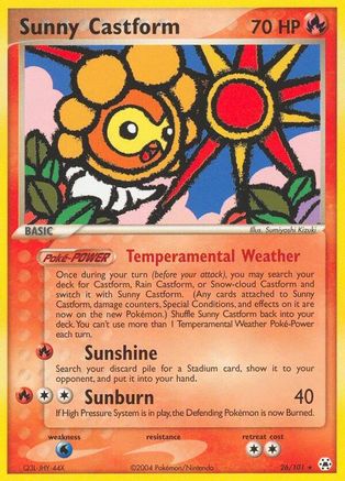 Sunny Castform 026 [Hidden Legends]