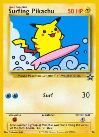 Surfing Pikachu 028/53 [WoTC Promo]